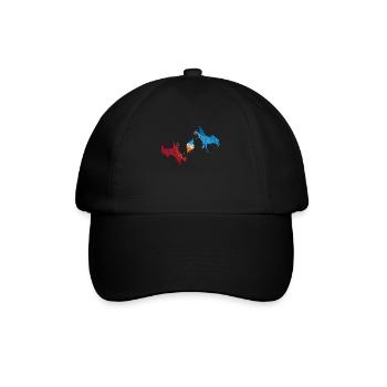 Dragon dice game fantasy - Baseball Cap - black/black - Front