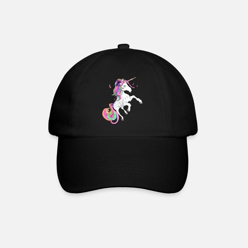 Licorne douce licorne - Casquette classique - noir/noir