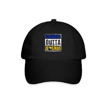 Tout droit sorti de Bosnie - Casquette classique - noir/noir - Devant