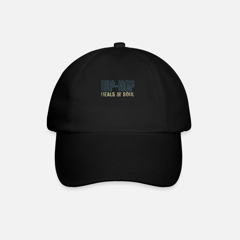 Hip hop - Casquette classique - noir/noir