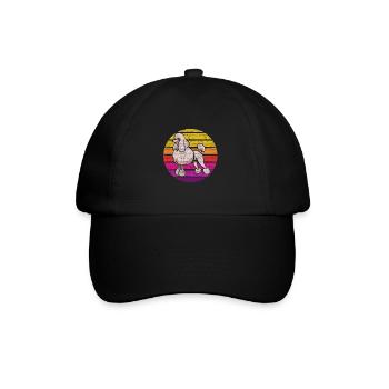 caniche - Casquette classique - noir/noir - Devant