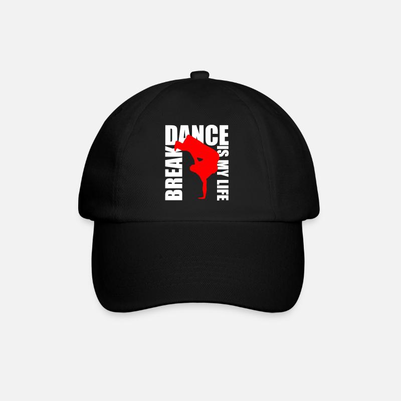break dance is my life - Baseball Cap - black/black