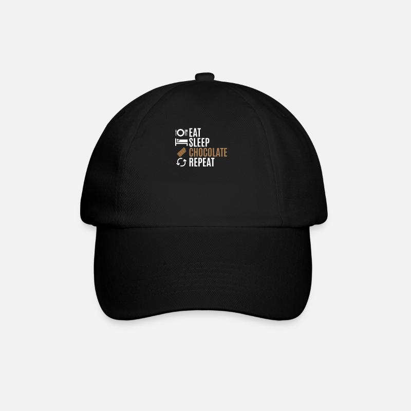 chocolate - Baseball Cap - black/black