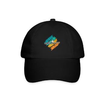 Posaune - Baseballkappe - Schwarz/Schwarz - Vorne