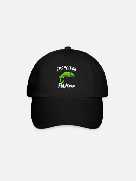Chamäleon Flüsterer Chamäleon Besitzer Haustier - Baseballkappe - Schwarz/Schwarz