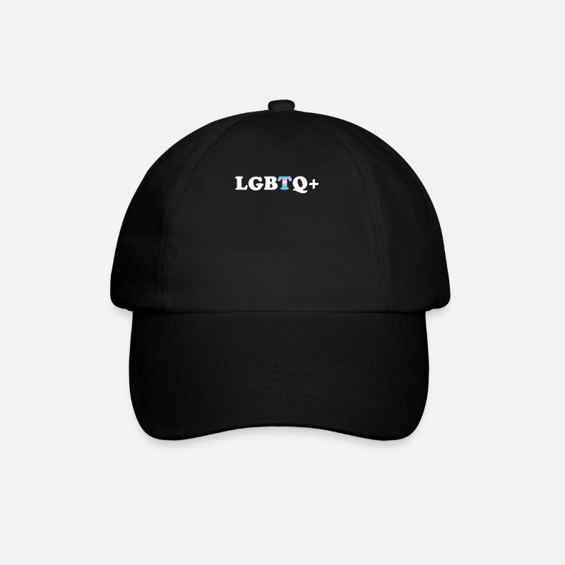Transgender-Stolz - Baseballkappe - Schwarz/Schwarz