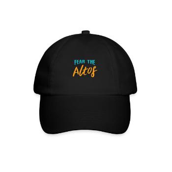 Choir alto singer - Baseball Cap - black/black - Front