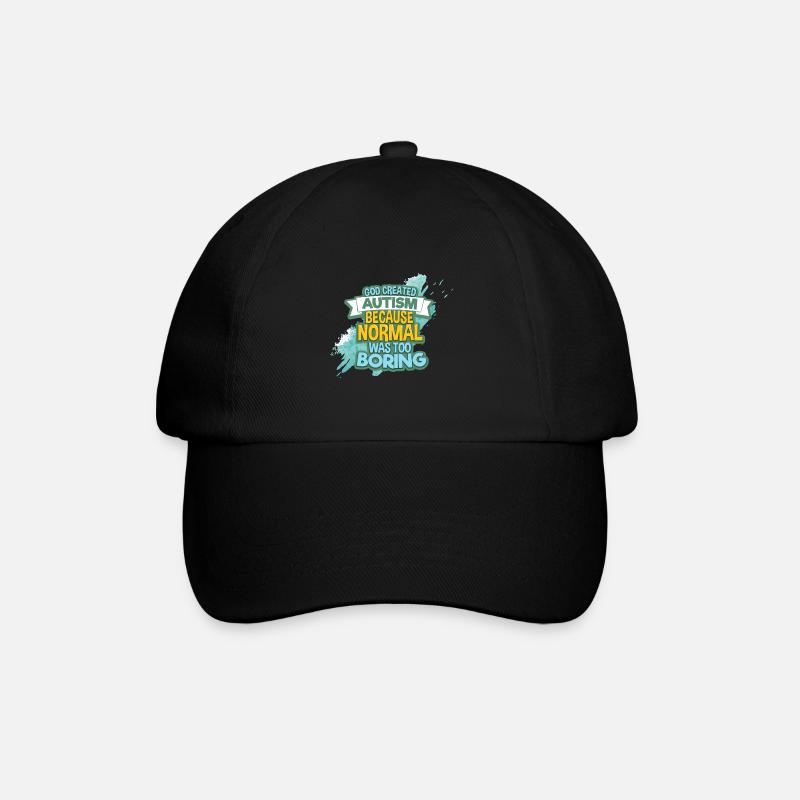 autisme - Casquette classique - noir/noir
