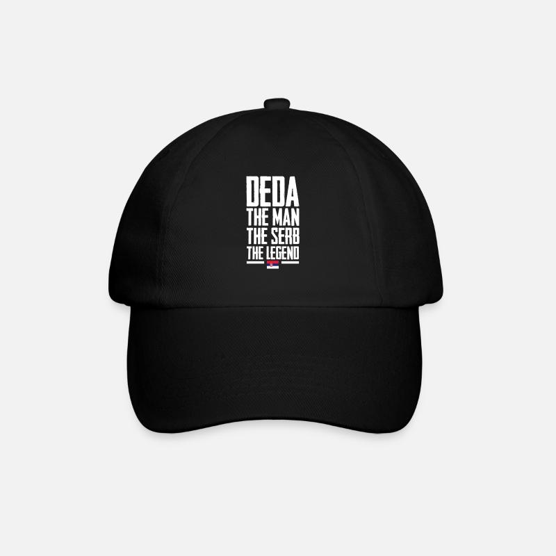 Serbie - Casquette classique - noir/noir