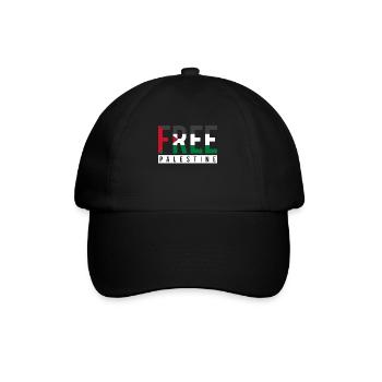 Palestine freedom - Baseball Cap - black/black - Front
