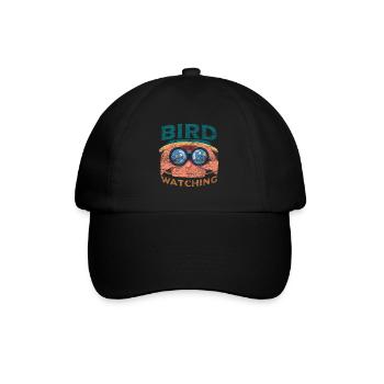 Bird Binoculars - Baseball Cap - black/black - Front