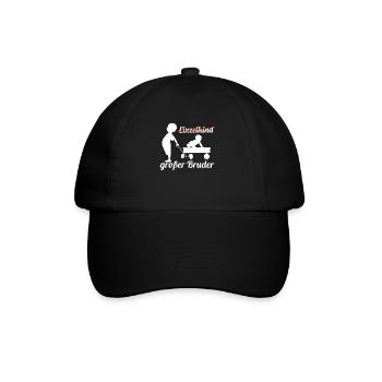 Großer Bruder - Baseballkappe - Schwarz/Schwarz - Vorne