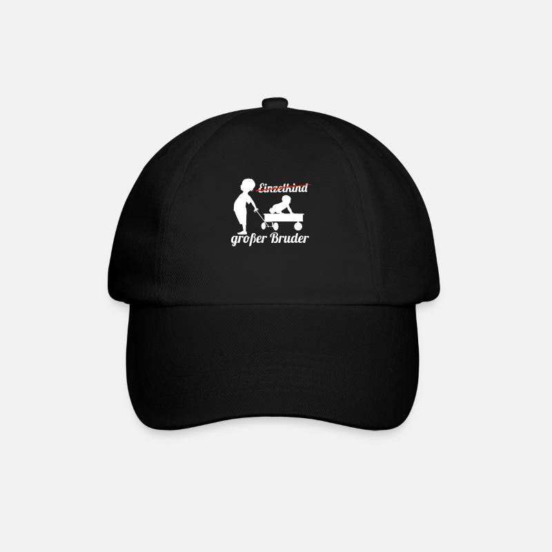 Großer Bruder - Baseballkappe - Schwarz/Schwarz
