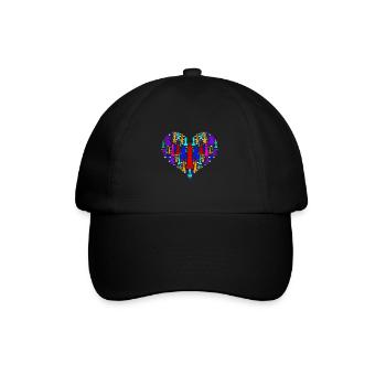 Échecs - Casquette classique - noir/noir - Devant