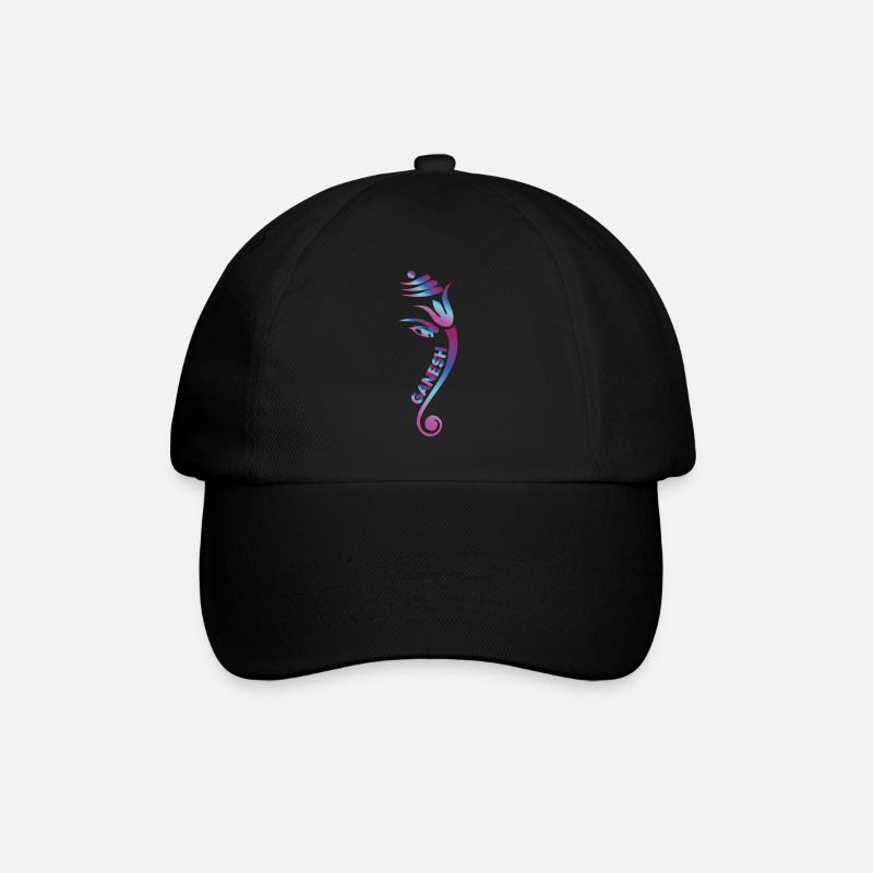 Ganesha - Hindu Gott - Baseballkappe - Schwarz/Schwarz