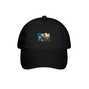 Texas Cowboy - Baseballkappe - Schwarz/Schwarz - Vorne