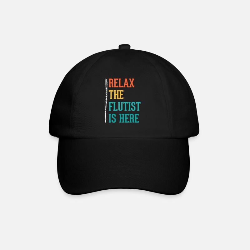 flûte - Casquette classique - noir/noir