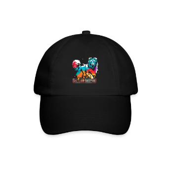 Chien de berger des Shetland - Casquette classique - noir/noir - Devant