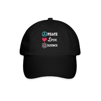Science physics biology teacher - Baseball Cap - black/black - Front