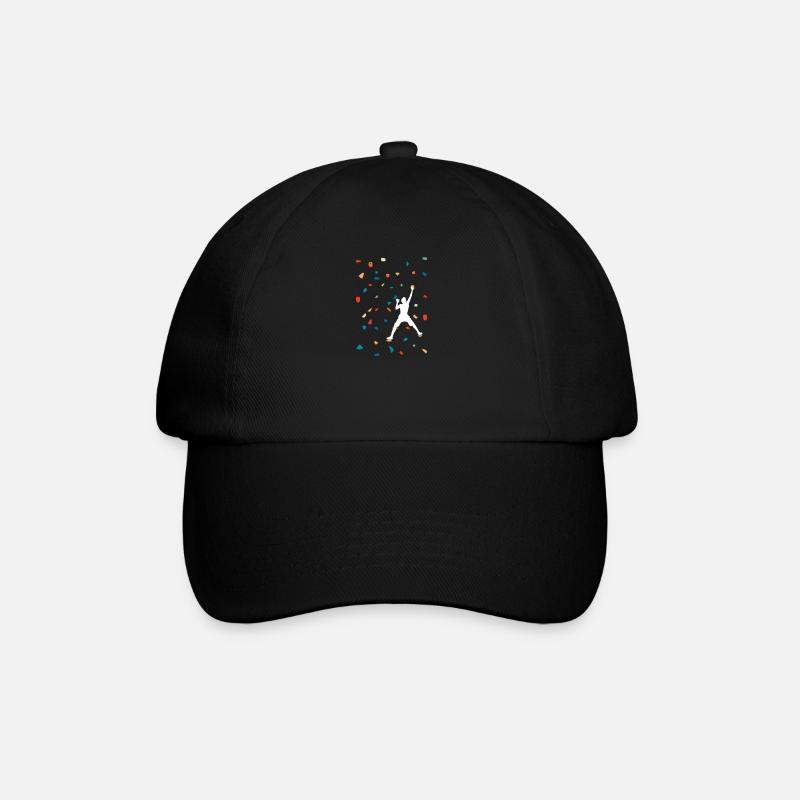 Klettern - Bouldern Boulder - Baseballkappe - Schwarz/Schwarz