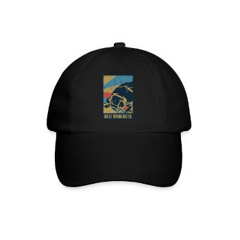 Gelbrandkäfer Geschenk - Baseballkappe - Schwarz/Schwarz - Vorne