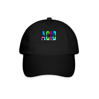 Acid House Techno Raver DJ Festival Party Gift - Baseball Cap - black/black - Front