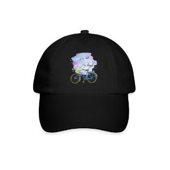 Je veux faire du vélo - Casquette classique - noir/noir - Devant