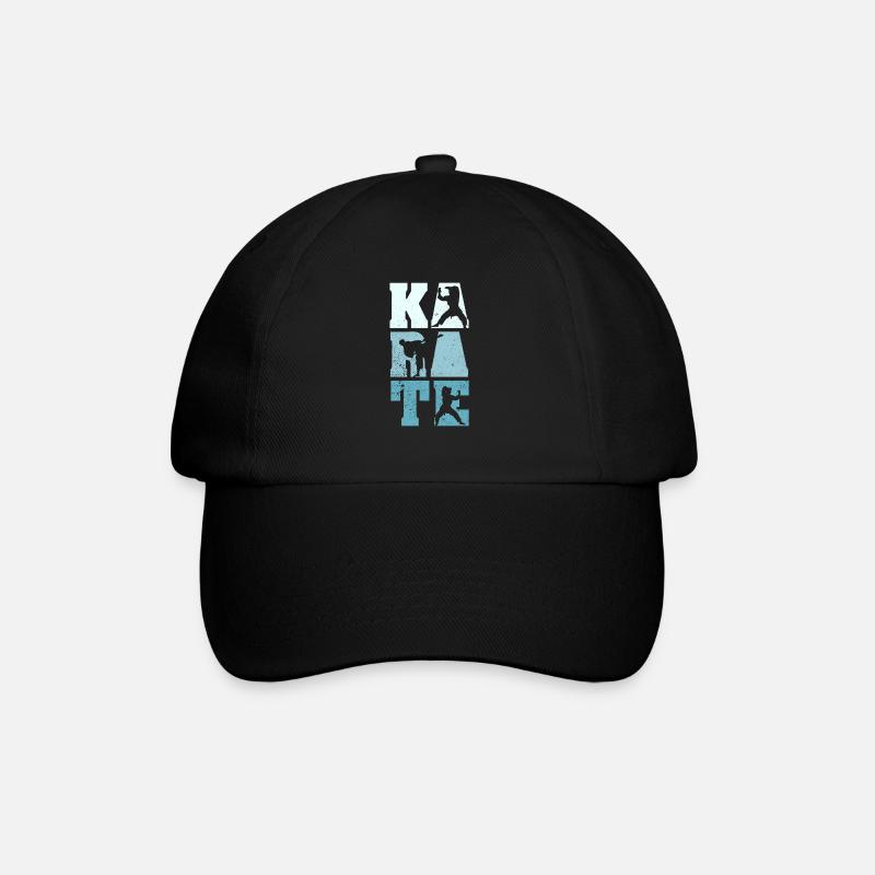 Karate - Baseballkappe - Schwarz/Schwarz