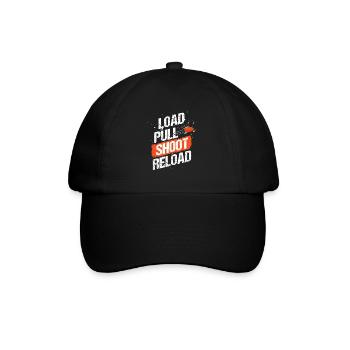 Sports shooter club de tir au pigeon d'argile - Casquette classique - noir/noir - Devant