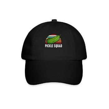 Pickle Squad Retro Sunset - Baseballkappe - Schwarz/Schwarz - Vorne