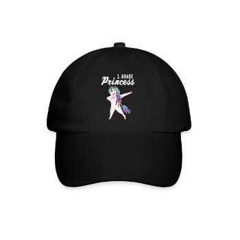 1 classe licorne cadeau d'inscription scolaire fille - Casquette classique - noir/noir - Devant