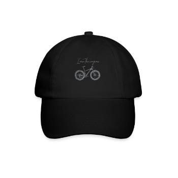 Bicycle Bicycling Biker Cycling Bicycle - Baseball Cap - black/black - Front