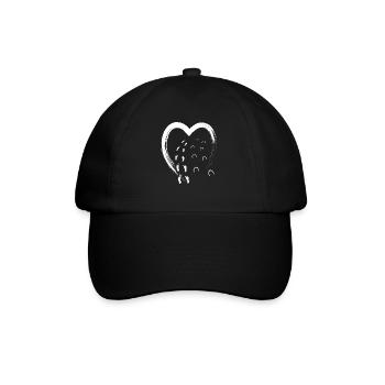 Never walk alone Riding Horses Hooves Traces Love - Baseball Cap - black/black - Front