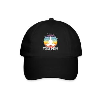 Yoga maman cadeau fête des mères - Casquette classique - noir/noir - Devant