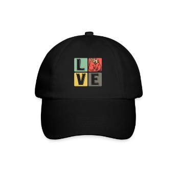 Boxing - Love - Baseball Cap - black/black - Front
