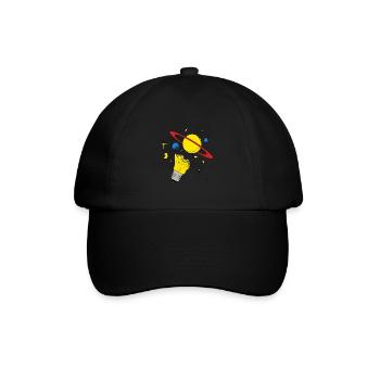 Planète espace univers univers orbite tous - Casquette classique - noir/noir - Devant