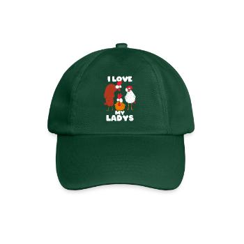 Poulet - Casquette classique - vert bouteille - Devant