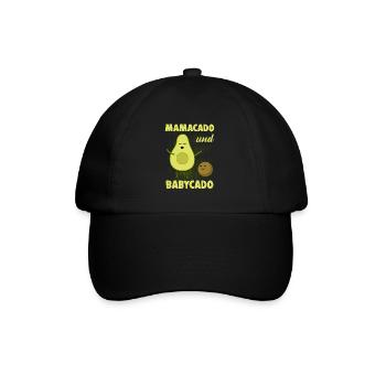 Avocado - Baseballkappe - Schwarz/Schwarz - Vorne