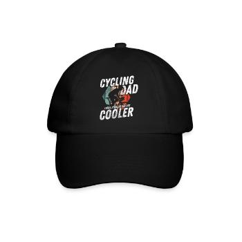 Cycling Dad | cool papa cycliste cycliste - Casquette classique - noir/noir - Devant