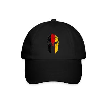 Sparta Gym drapeau allemand Helmet Spartan Germany - Casquette classique - noir/noir - Devant