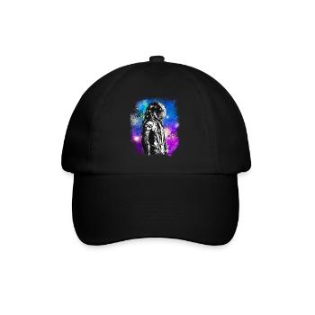 Astronaute de la NASA Lune Espace coloré Astro Galaxy St - Casquette classique - noir/noir - Devant
