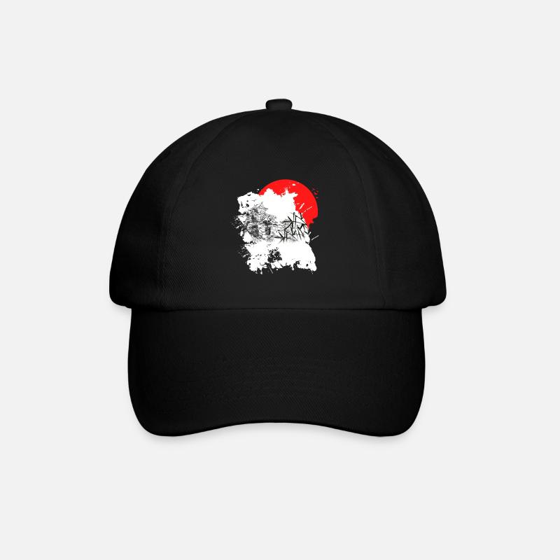 Japon - Casquette classique - noir/noir