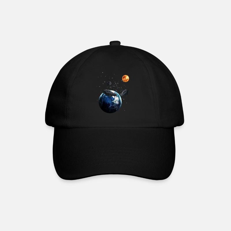 Universum - Baseballkappe - Schwarz/Schwarz