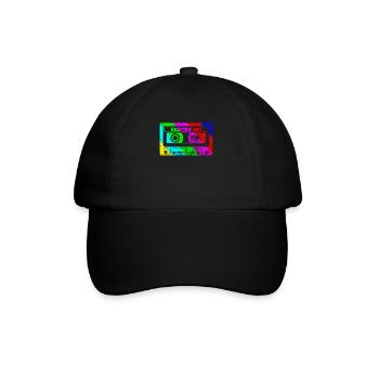 Cassette Vintage Retro Music Eighties Mix - Casquette classique - noir/noir - Devant
