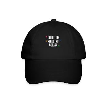 Bible Verses Christian Butterfly Isaiah - Baseball Cap - black/black - Front