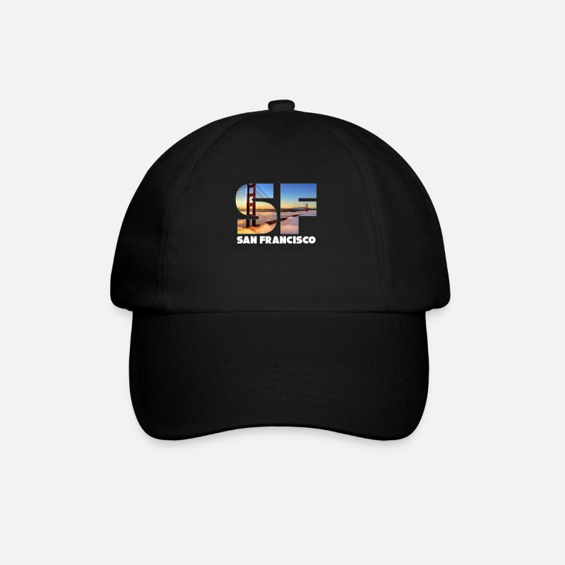 San Francisco - Baseballkappe - Schwarz/Schwarz