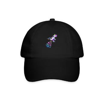 Funny fart unicorn gift unicorn pupsicorn - Baseball Cap - black/black - Front