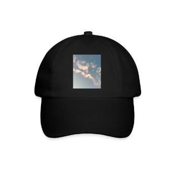 Pastel Clouds Sky Zen Design - Baseball Cap - black/black - Front