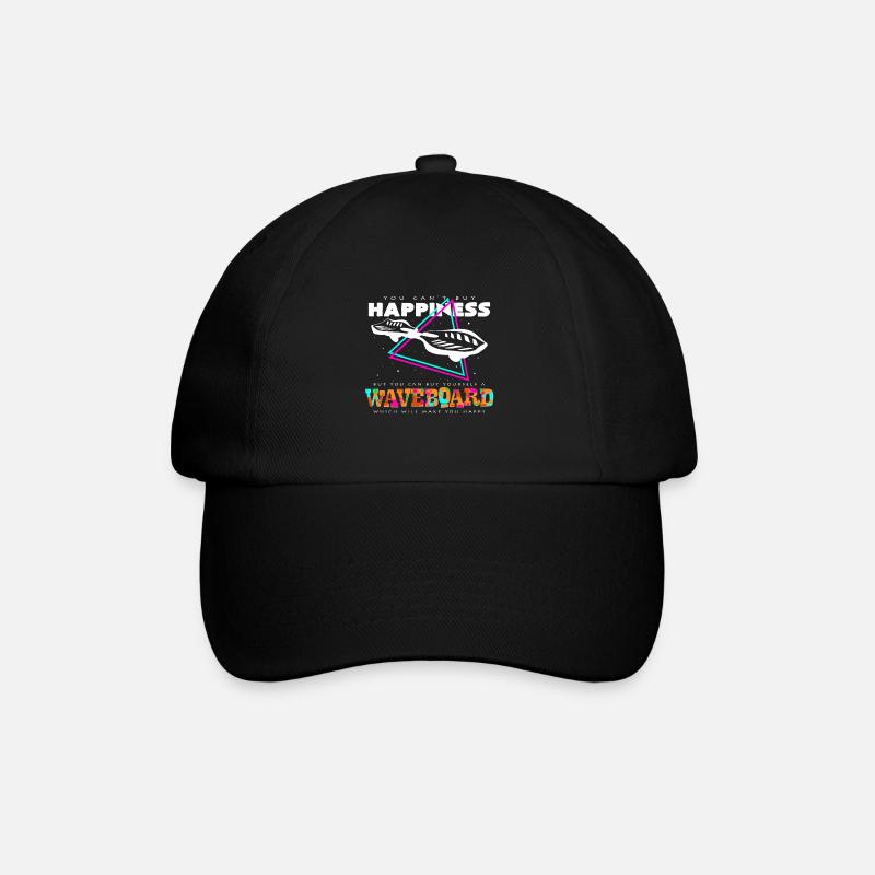 Waveboard - Baseballkappe - Schwarz/Schwarz