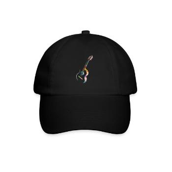 Cadeau de musique de guitare - Casquette classique - noir/noir - Devant